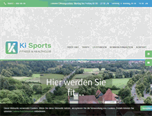 Tablet Screenshot of ki-sports.com